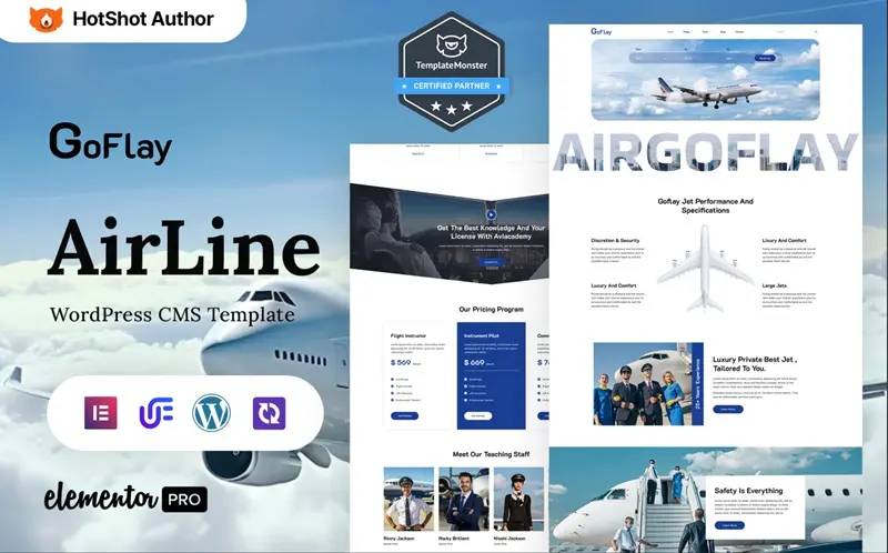 Airline WordPress theme